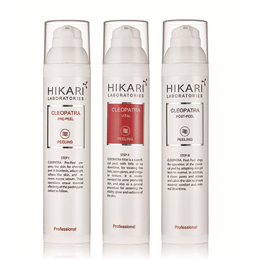 HIKARI Labratories Set Cleopatra Vital Peel 3 x 100ml / 3.38oz