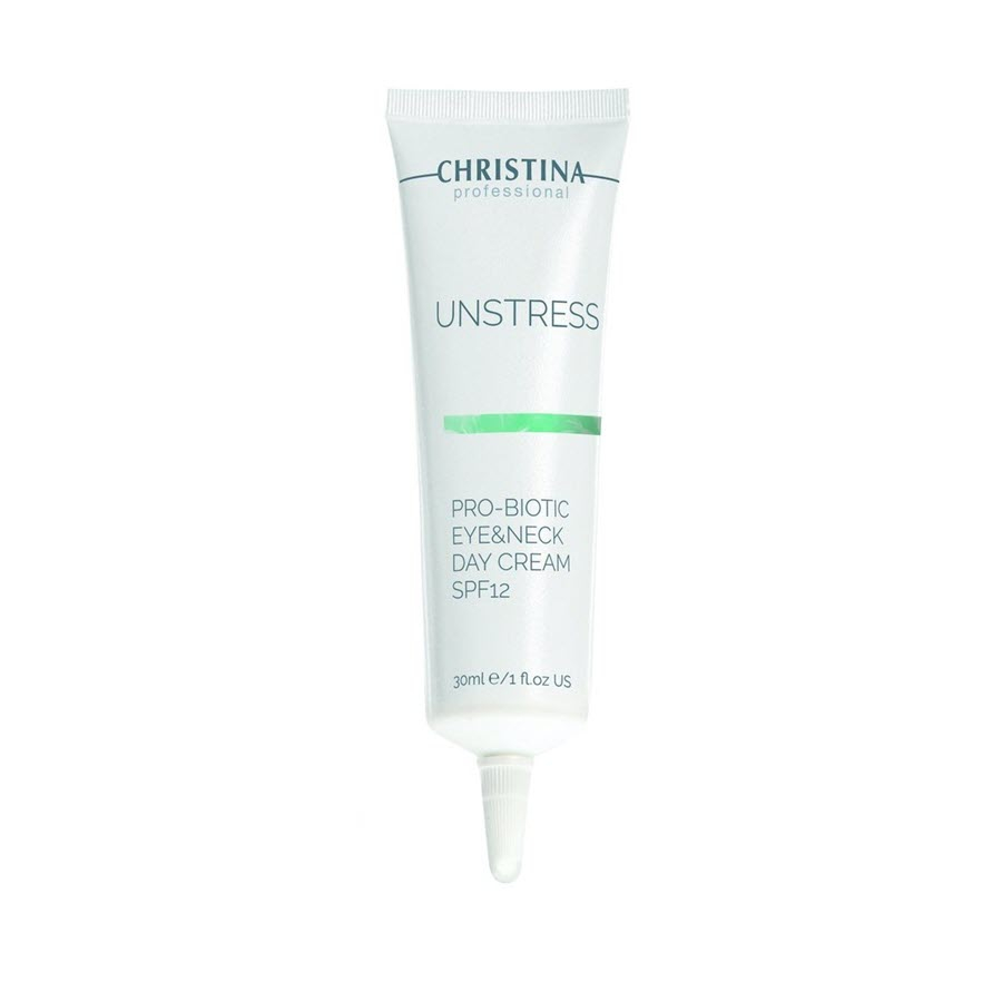 Christina Unstress - Pro-Biotic Eye & Neck Day Cream Spf 12 30ml / 1oz