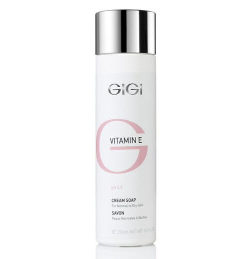 Gigi Vitamin E - Cream Soap Normal To Dry Skin 5.5 Ph 250ml / 8.5oz
